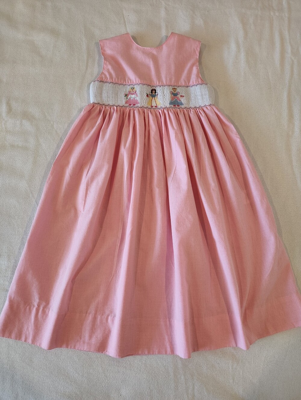 Orient Express Smocked Pink Princess Dress Sz 7